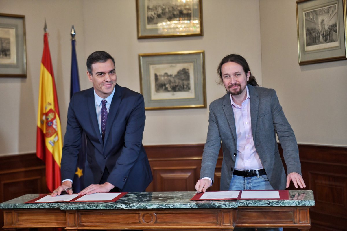 PSOE y Unidas Podemos firman coalición para Gobierno | Red Radio