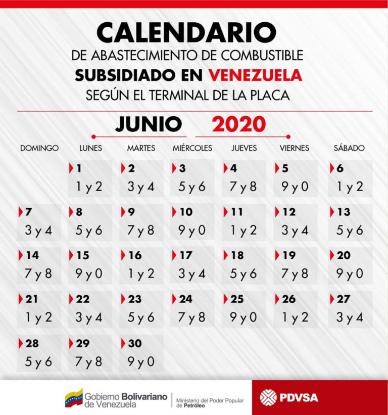 Este es el nuevo calendario de gasolina subsidiada Red Radio