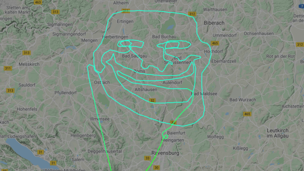 Un Meme Llega Al Cielo Gracias A Piloto Aleman Red Radio