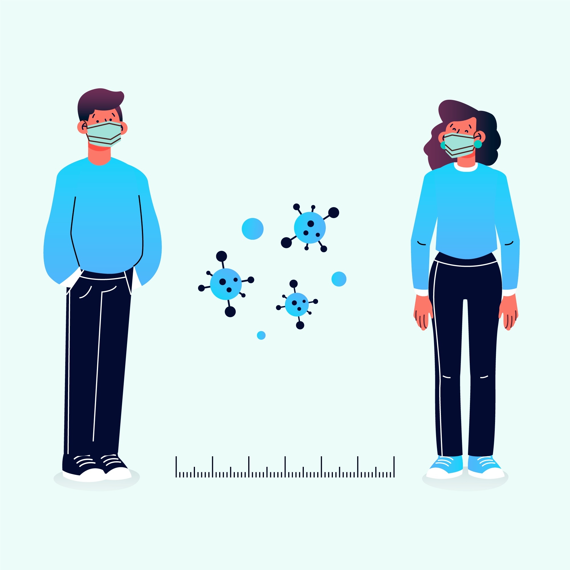 Permanecer físicamente separados pero socialmente conectados es clave