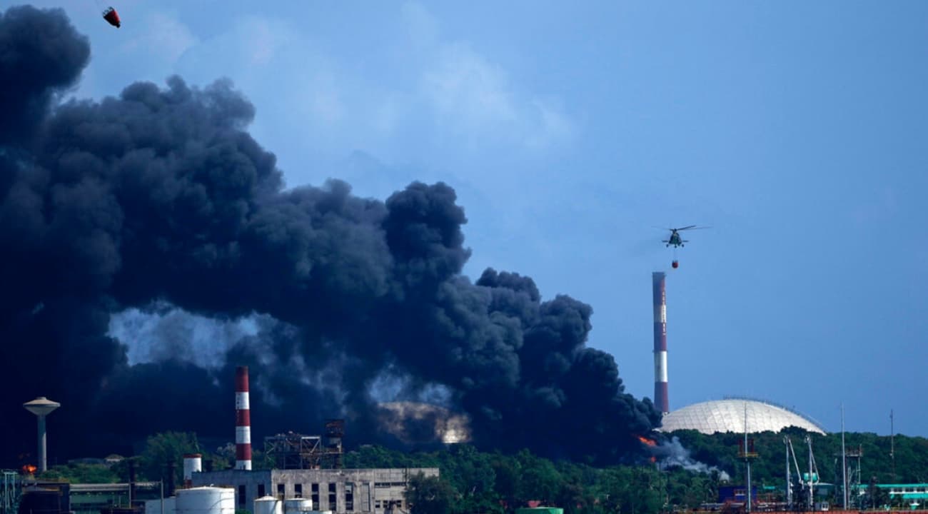 incendio de la ciudad de texas de la refinería de bp