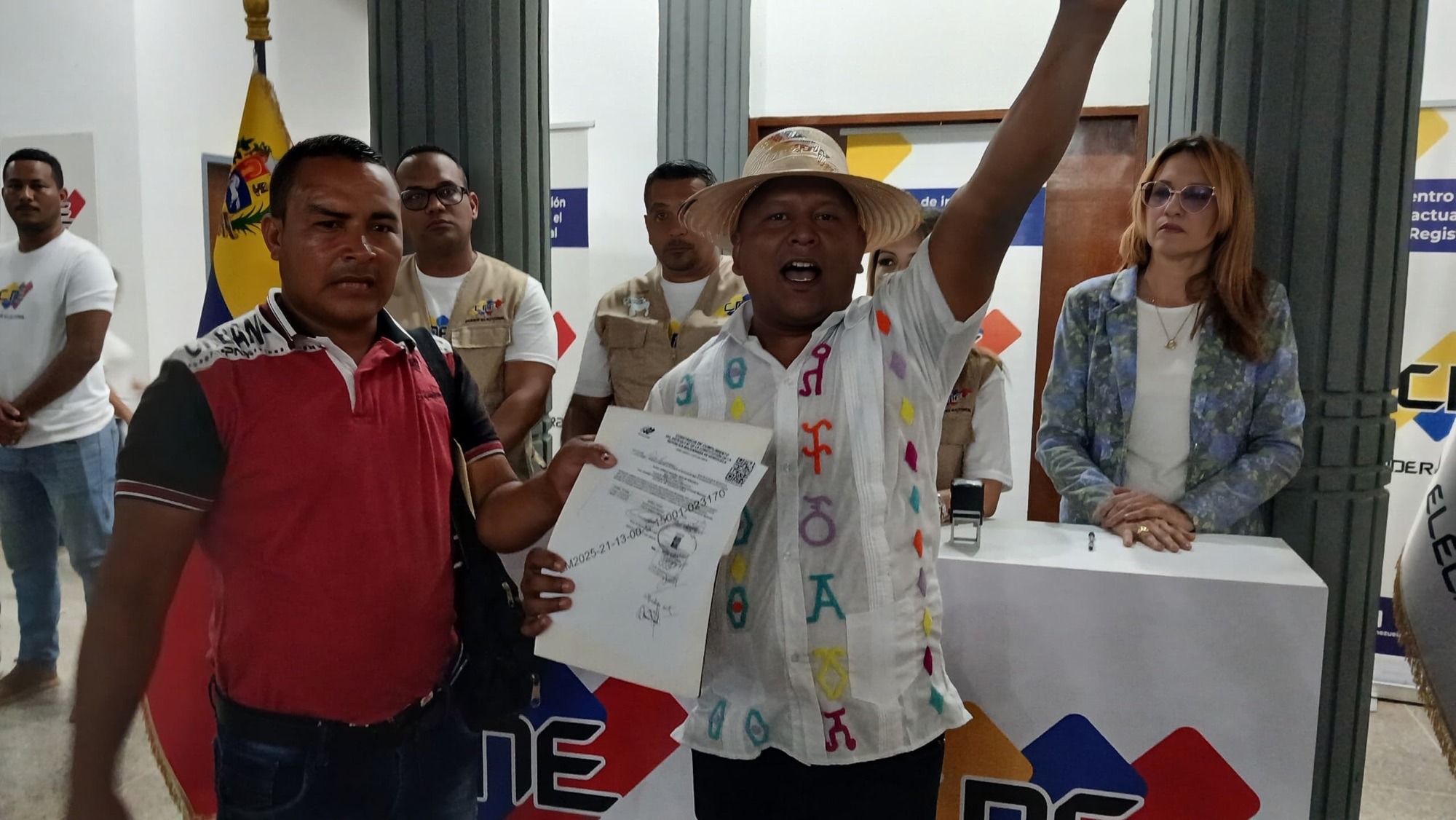 CONIVE inscribió ante el CNE candidatos indígenas para concejalías del ...