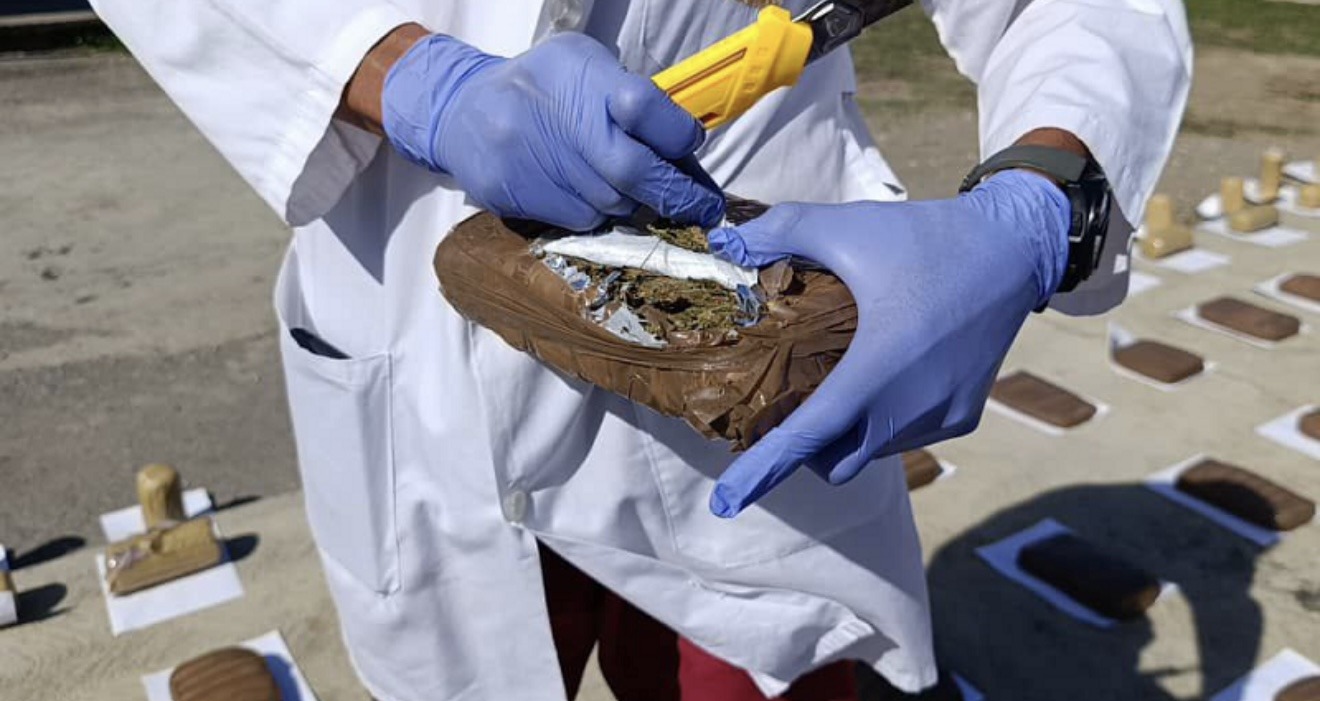 Operativo policial en Lara concluye con incautación de mil 253,2 kg de marihuana