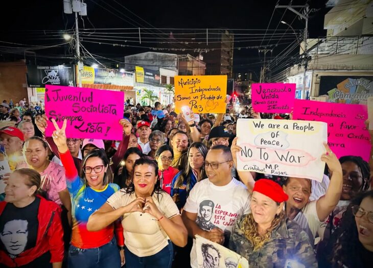 300 marchas nocturnas contra el robo del buque petrolero venezolano marchas